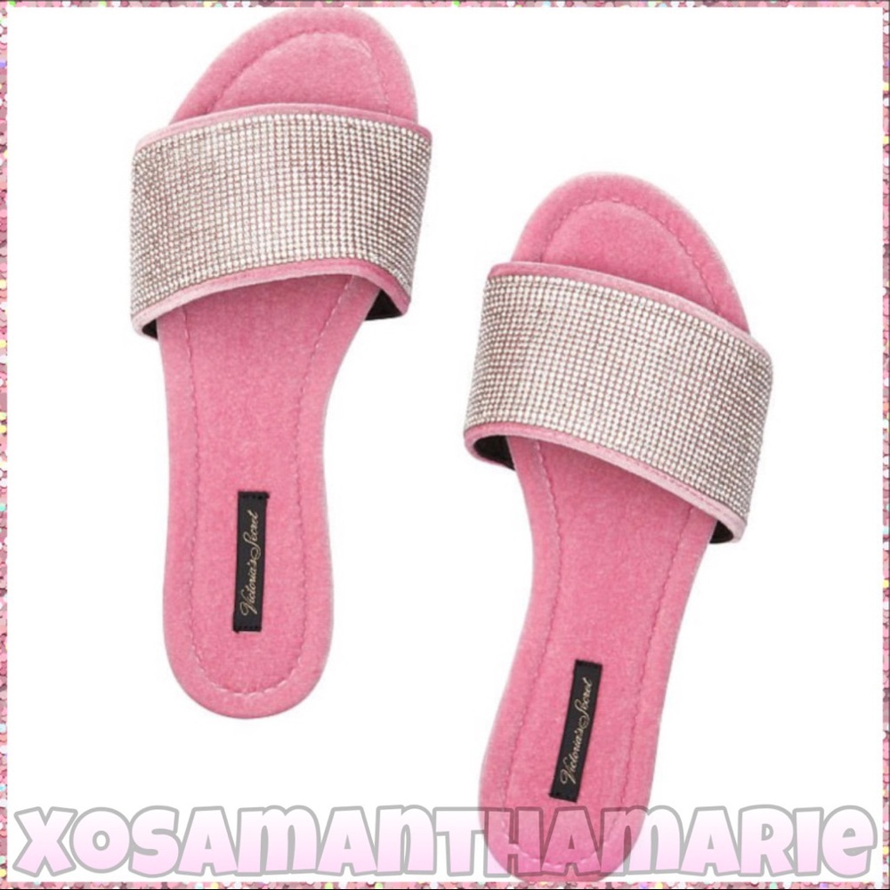 VS Velvet Bling Slides ✨ - Picture 9 of 11